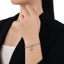 AMOR women's charm, rhodium-plated 925 sterling silver, view 4