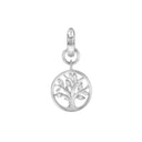 AMOR women's charm, rhodium-plated 925 sterling silver, main image