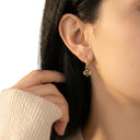AMOR women's charm, gold-plated 925 sterling silver, view 2