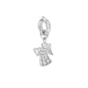 AMOR women's charm, rhodium-plated 925 sterling silver, view 4