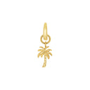 AMOR Anhänger (Charm) Damen, 925 Silber vergoldet, Motiv Palme, Hauptbild