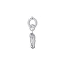 AMOR Anhänger (Charm) Damen, 925 Silber rhodiniert, Motiv FlipFlop, Rückseite