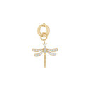 AMOR women's charm, gold-plated 925 sterling silver, back