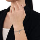 AMOR women's charm, rhodium-plated 925 sterling silver, view 4