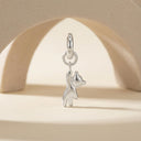 AMOR women's charm, rhodium-plated 925 sterling silver, view 6