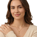 AMOR women's charm, gold-plated 925 sterling silver, view 2