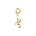 AMOR women's charm, gold-plated 925 sterling silver, back