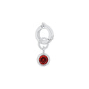 AMOR Anhänger (Charm) Damen, 925 Silber rhodiniert, Rückseite