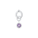 AMOR Anhänger (Charm) Damen, 925 Silber rhodiniert, Rückseite