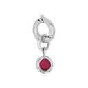 AMOR Anhänger (Charm) Damen, 925 Silber rhodiniert, Rückseite