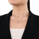 AMOR Anhänger (Charm) Damen, 925 Silber rhodiniert, Nano weiß, Ansicht 2
