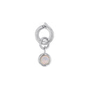 AMOR Anhänger (Charm) Damen, 925 Silber rhodiniert, Nano weiß, Ansicht 3