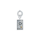 AMOR Anhänger (Charm) Damen, 925 Silber rhodiniert, Motiv Tarotkarten, Ansicht 3