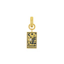 AMOR Anhänger (Charm) Damen, 925 Silber vergoldet, Motiv Tarotkarten, Zirkonia weiß, Hauptbild