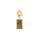 AMOR Anhänger (Charm) Damen, 925 Silber vergoldet, Motiv Tarotkarten, Ansicht 3