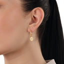 AMOR Anhänger (Charm) Damen, 925 Silber vergoldet, Motiv Infinity, Zirkonia weiß, Ansicht 2