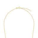 AMOR Collier Damen, Unisex, 925 Silber rhodiniert, Gold, Verschluss