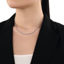 AMOR Halskette Unisex, 925 Silber rhodiniert, Ansicht 2
