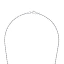 AMOR Halskette Unisex, 925 Silber rhodiniert, Verschluss