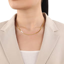 AMOR Halskette Unisex, 925 Silber silber / vergoldet (bicolor), Ansicht 2