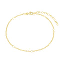 AMOR Fußkette Unisex, 925 Silber vergoldet, Hauptbild