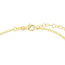 AMOR Fußkette Unisex, 925 Silber vergoldet, Verschluss