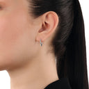 AMOR Ohrring (Creolen) Damen, 925 Silber rhodiniert, Ansicht 2