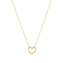 AMOR Halskette Damen, 925 Silber vergoldet, Motiv Herz, Hauptbild