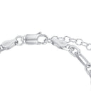 AMOR Armband Unisex, 925 Silber rhodiniert, Verschluss
