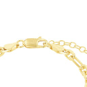 AMOR Armband Unisex, 925 Silber vergoldet, Verschluss