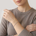 AMOR Armband Unisex, 925 Silber rhodiniert, am Model