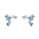 AMOR children's stud earrings, rhodium-plated 925 sterling silver, view 4