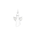 AMOR women's pendant, rhodium-plated 925 sterling silver, back