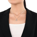 AMOR Anhänger (Halskette) Damen, 925 Silber rhodiniert, Motiv Herz, Zirkonia champagner, Ansicht 2