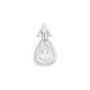 AMOR Anhänger (Halskette) Damen, 925 Silber rhodiniert, Rückseite