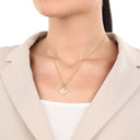 AMOR Anhänger (Halskette) Damen, 925 Silber vergoldet, Zirkonia weiß, Ansicht 2
