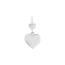 AMOR Anhänger (Halskette) Damen, 925 Silber rhodiniert, Motiv Herz, Rückseite