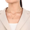 AMOR Anhänger (Halskette) Damen, 925 Silber vergoldet, Motiv Herz, Ansicht 2