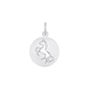 AMOR Anhänger (Halskette) Damen, 925 Silber rhodiniert, Motiv Pferd, Hauptbild