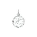 AMOR Anhänger (Halskette) Damen, 925 Silber rhodiniert, Motiv Kleeblatt, Hauptbild