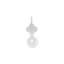 AMOR Anhänger (Halskette) Damen, 925 Silber rhodiniert, Rückseite