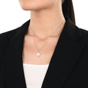 AMOR Anhänger (Halskette) Damen, 925 Silber rhodiniert, Motiv Füße, Ansicht 2