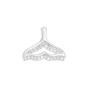 AMOR Anhänger (Halskette) Damen, 925 Silber rhodiniert, Motiv Flosse, Hauptbild