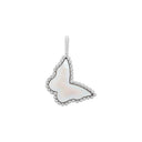AMOR Anhänger (Halskette) Damen, 925 Silber rhodiniert, Motiv Schmetterling, Hauptbild