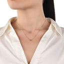 AMOR Halskette Damen, 925 Silber vergoldet, Ansicht 2