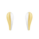 AMOR Ohrring (Ohrstecker) Damen, 925 Silber silber / vergoldet (bicolor), Ansicht 3