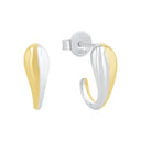 AMOR Ohrring (Ohrstecker) Damen, 925 Silber silber / vergoldet (bicolor), Hauptbild