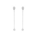 AMOR Ohrring (Ohrstecker) Damen, 925 Silber rhodiniert, Zirkonia weiß, Ansicht 3