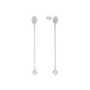 AMOR Ohrring (Ohrstecker) Damen, 925 Silber rhodiniert, Zirkonia weiß, Hauptbild