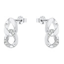 AMOR Ohrring (Ohrstecker) Damen, 925 Silber rhodiniert, Ansicht 4